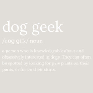 Dog Geek Definition - AS Colour Mens Heavy Faded Minus Tee [-5cm] Design