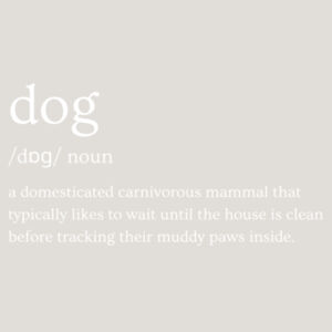 Dog Definition - AS Colour Mens Heavy Faded Minus Tee [-5cm] Design