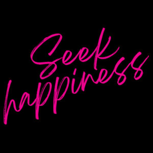 Seek Happiness T-Shirt Design