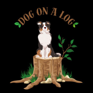 Dog on a Log - AS Colour Womens Mali Long Sleeve Tee Design