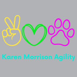 Rainbow Heart Progress Quote - AS Colour Womens Relax Zip Hoodie Design
