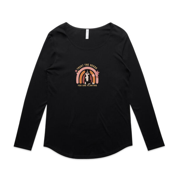 Trust the Process - AS Colour Womens Mali Long Sleeve Tee Thumbnail
