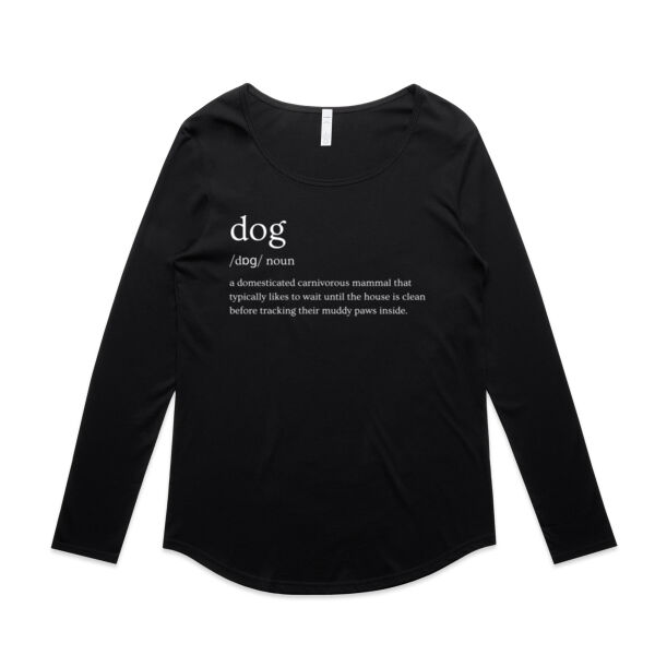 Dog Definition - AS Colour Womens Mali Long Sleeve Tee Thumbnail