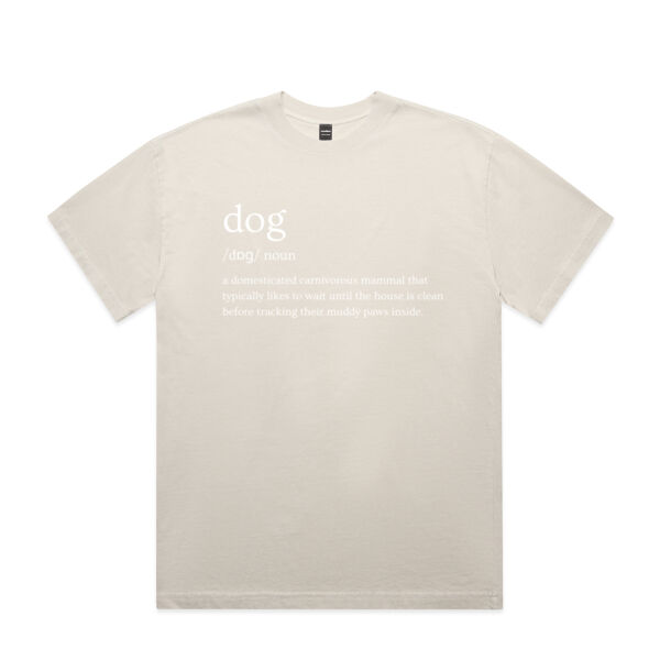Dog Definition - AS Colour Mens Heavy Faded Minus Tee [-5cm] Thumbnail