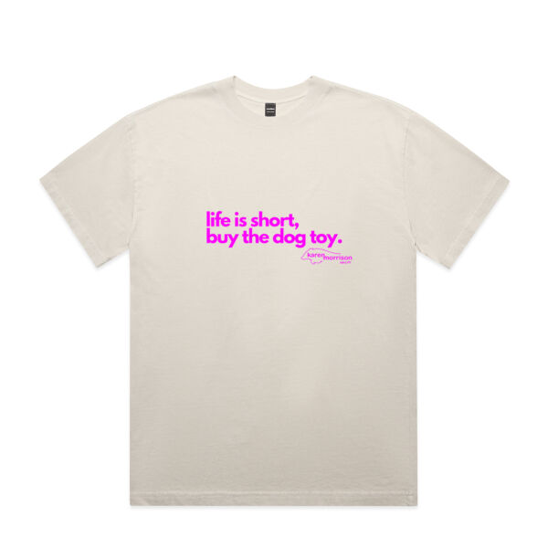 Life is Short - AS Colour Mens Heavy Faded Minus Tee [-5cm] Thumbnail