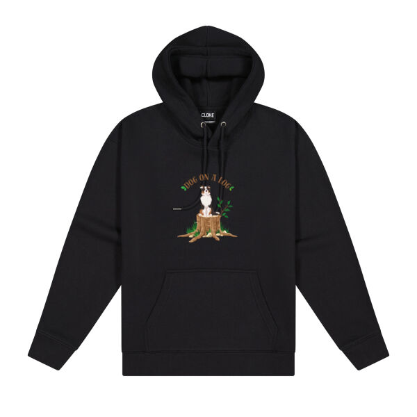 Dog on a Log - Cloke Womens Origin Hoodie Thumbnail