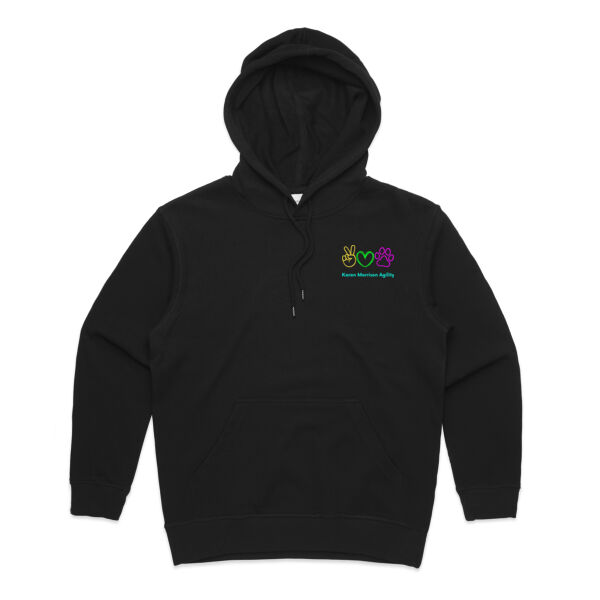 Rainbow Heart_Not Going Fast Enough Quote - AS Colour Womens Premium Hood Thumbnail