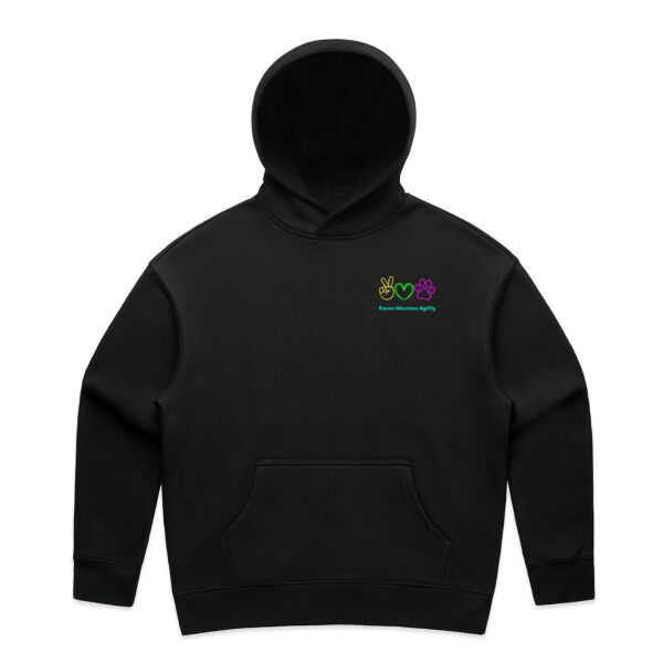 Rainbow Heart_Back - AS Colour Womens Relax Hood Thumbnail