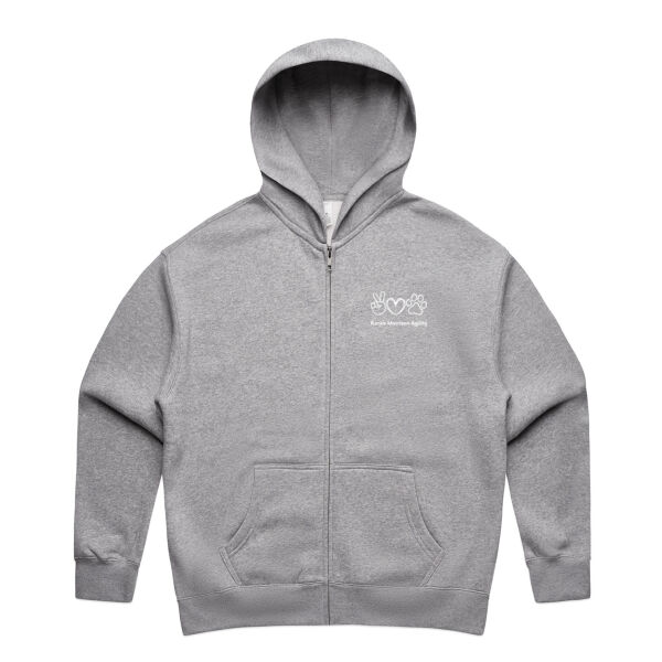 Team Freddie Border Collie - AS Colour Womens Relax Zip Hoodie Thumbnail