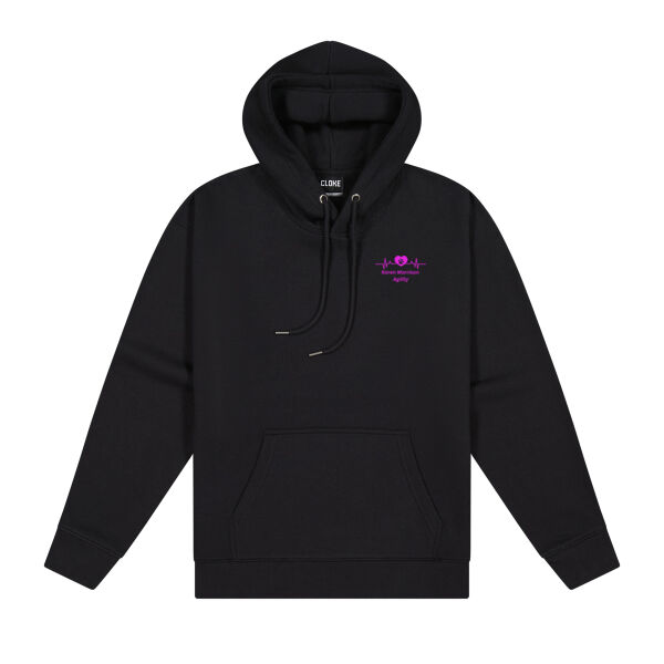 Pink Logo Front  - Cloke Womens Origin Hoodie Thumbnail